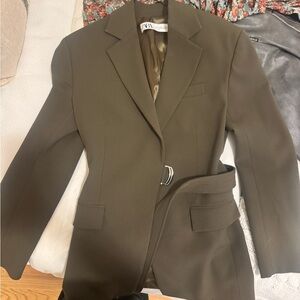Zara Women’s  Olive Blazer